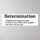 Search for determination posters Motivational