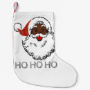 Search for black santa christmas stockings Ho ho ho