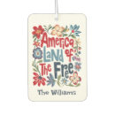 Search for patriotic car accessories Typography