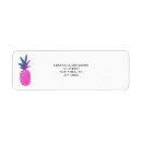 Search for pineapples return address labels Trendy