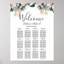 Search for palm leaves wedding seating charts Watercolor