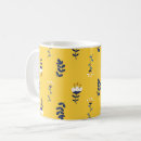 Search for yellow floral pattern mugs Nature