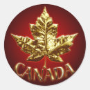 Search for gold maple leaf stickers Canada