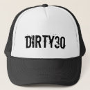 Search for dirty 30 hats Typography