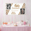 Search for 60th birthday banners Elegant