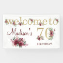 Search for 70th birthday banners Gold