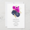Search for magenta and gold invitations Flowers