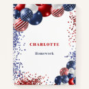 Search for patriotic notebooks Red white and blue