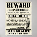 Search for wanted dead or alive posters Wild west