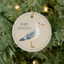 Search for beach christmas tree decorations Seagull