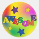 Search for awesomeness stickers For kids