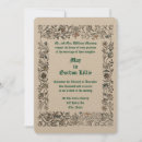 Search for medieval wedding invitations Vintage