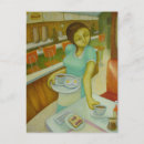 Search for waitress postcards Retro