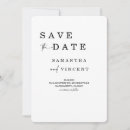 Search for reception save the dates Minimalist
