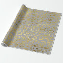 Search for gold leopard wrapping paper Cheetah