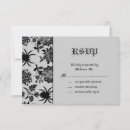 Search for spider rsvp cards Black
