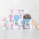 Search for hot air balloon wrapping paper Bear
