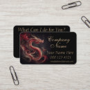 Search for fortune business cards Red