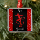 Search for gymnast christmas tree decorations Red