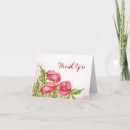 Search for poppy thank you cards Red