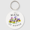 Search for bridal shower round key rings Maid of honour