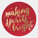 Search for making spirits bright stickers Stars
