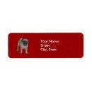 Search for black pug return address labels Puppy
