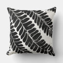 Search for black leaf cushions Fern
