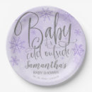 Search for purple christmas plates Christmas baby shower