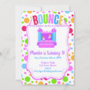 Search for bounce house party invitations Bouncing