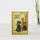 Search for vintage black cat christmas cards Cats
