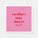 Search for pink baby shower napkins Simple