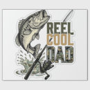 Search for bass fish wrapping paper Father'sday