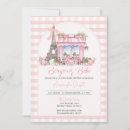Search for french baby shower invitations Pink bow