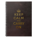 Search for keep calm and carry on notebooks Retro