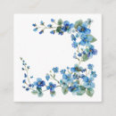 Search for forget me not business cards Watercolor