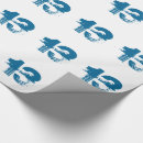 Search for blue and white wrapping paper Birthday