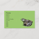 Search for frog business cards Wildlife