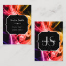 Search for smoke business cards Abstract