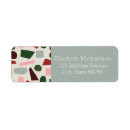 Search for retro mid century modern return address labels Pattern