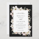 Search for black and blush wedding invitations Watercolor