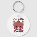 Search for red panda key rings Adorable