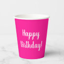 Search for pink paper cups Typography