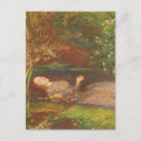 Search for pre raphaelite art postcards Ophelia