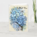 Search for hydrangea bridesmaid cards Maid of honour