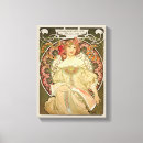 Search for nouveau canvas prints Alphonse mucha
