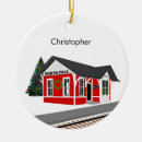 Search for modelled christmas tree decorations Railroad