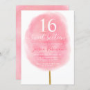 Search for fair birthday invitations Cotton candy