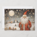 Search for snowy night christmas cards Red