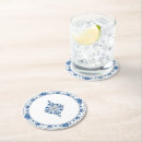Search for porcelain coasters Blue and white